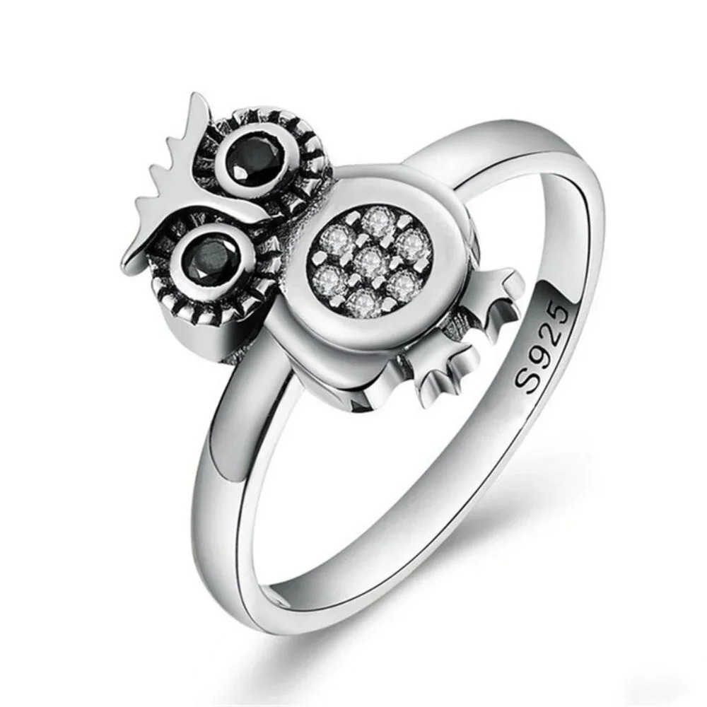 925 Silver Plated 3a Cz Cute Ring For Men Women Fb16fa1042
